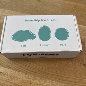 FitBeast Grip Strength Trainer Hand/Finger Exerciser Stress Balls for Adults